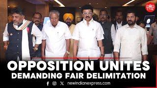 Fair Delimitation Meet | Tamil Nadu CM Stalin hosts first Joint Action Committee meeting