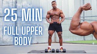 Full UPPER BODY  Workout (Build & Burn) - 30 min At Home Or In Gym