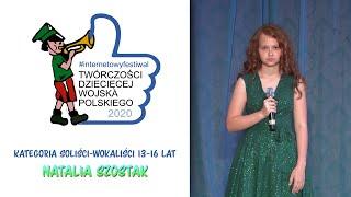 Kategoria soliści - wokaliści 13-16 lat : Natalia Szostak #internetowyfestiwal