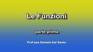 Le Funzioni - parte prima