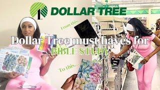 Essential Dollar Tree finds  |  Bible Study & Bible Journaling |  Prayer Wall