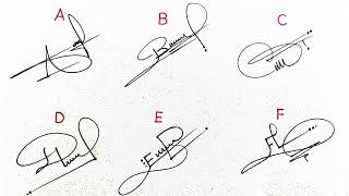 How to signature your name | Sign your name | Signature tips | Autograph | Design