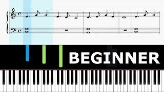 Gavotte - Piano Lesson Slow BEGINNER