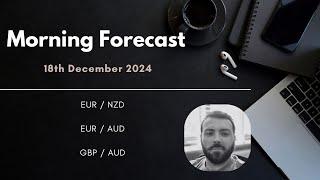 18th December 2024 Morning Forecast (EURNZD / EURAUD / GBPAUD)