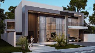 Luxury Modern House Design | 5 Bedroom | with an Indoor Pool | 310 sqm.