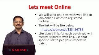 How to Attend the Classes in Online for Nareshit Students | Step by Step Process for Online Classes