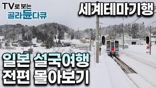 일본의 설국은 '삿포로' 뿐만이 아니다.｜하룻 밤에도 1m 넘게 눈이 쌓이는 일본의 아름다운 설국 마을 모아보기｜세계테마기행｜#골라듄다큐