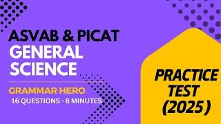 Grammar Hero’s General Science Practice Test for the ASVAB and PiCAT #acetheasvab with #grammarhero