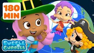 Bubble Guppies Explore The World for 3 HOURS Straight ️ | Nick Jr.