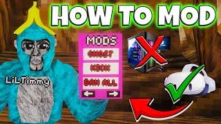 How To Get Gorilla Tag MODS With NO PC | QUEST ONLY | WORKING 2024