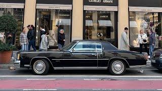 Mit 1973 Oldsmobile Toronado in München unterwegs - Maximilianstrasse