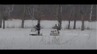 Короткий и длинный буран в снегу. Какой все-таки ЛУЧШЕ!? Покатушки по снегу. Сравнение двух буранов.