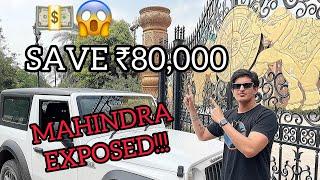 MAHINDRA KE ₹80,000 SCAM SE BACHE | WHITE THAR BOOKING STORY