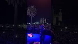 Ciuri ciuri cantata dal pubblico di Max Gazzè a Mondello Palermo con Calabria Orchestra