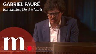 Lucas Debargue performs Gabriel Fauré's Barcarolles, Op. 66  No. 5 at the Fondation Singer-Polignac