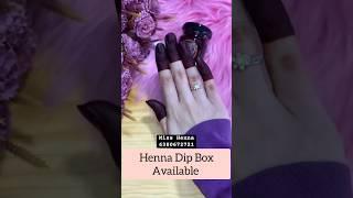 Maroon Henna Dip Available ️ #hennatatto #fingerhenna #newtricks #mehanditrick #hennaart #capping