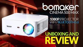 2022 Budget Best Projector | Bomaker Cinema 500 MAX | Unboxing And Review