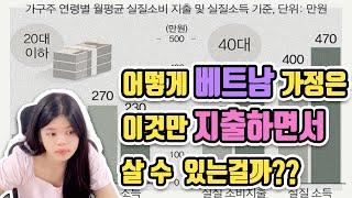 대체 이 돈으로 베트남 가정은 어떻게 사는걸까?