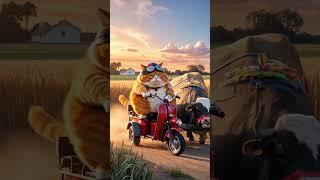 Cat episode 1 a little cat journey story #catvideos #ep1 #catking #shorts