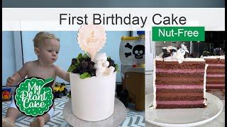 Healthy Nut-free First Birthday Cake for Toddler | Vegan, dairy and gluten-free, refined sugar-free