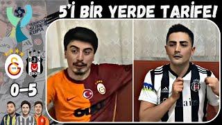 BEŞİKTAŞ 5 ATTI GALATASARAYLI ŞOKA UĞRADI SKORA İNANAMADI. /GALATASARAY 0-5 BEŞİKTAŞ\