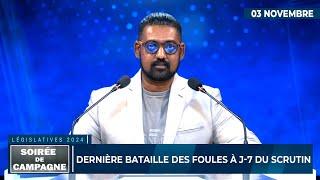 « Soirée de Campagne » : Dernière bataille des foules à J-7 du scrutin