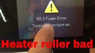 How to fixed HP LaserJet Pro 400 M401dw error code 50.3 Fuser Error Turn off then turn on