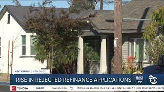 Rise in rejected mortgage refinance applications nationwide