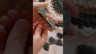 Porta guardanapo laço de crochê #crochet #crochetando #crochetclothes #shorts #shortsvideo