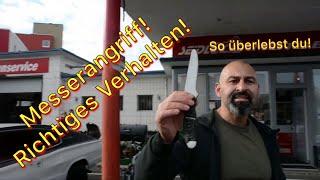  Messerangriff überleben / Richtiges Verhalten / #fight Mentality PFS Ahmet Kaydul 