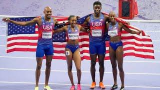 PARIS 2024 OLYMPIC GAMES| MIXED 4x400M RELAY| VERNON NORWOOD