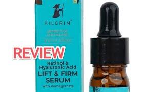 Pilgrim Retinol Hyaluronic acid LIFT & FIRM SERUM with Pomegranate #pilgrim #pilgrimabeauty #review