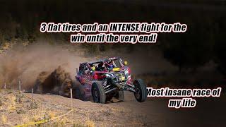 3 flat tires and STILL only got 2nd place by 5 min after 5 hours of INTENSE racing!