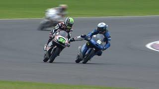 Fenati and Ajo clash in Moto3 warm-up