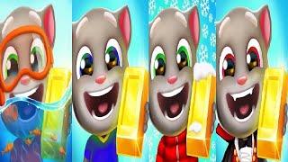 Talking Tom Gold Run New Update Christmas VS Halloween VS SEA STARS EVENT  UNDERSEA SIDE WORLD 2024