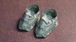 Origami Dollar Bill Shoes