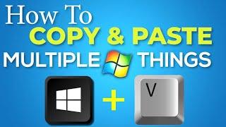 How to Copy and Paste Multiple Things! Windows Shortcut Fast and Easy! #windows