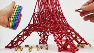 The Tokyo Tower made of magnets | Magnetic Games