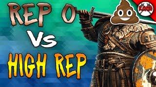 Rep 0 Warlord Vs High Rep Players! (For Honor Gameplay Patch 1.06)