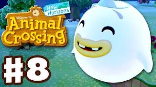 Helping Wisp! Night Gameplay! - Animal Crossing: New Horizons - Gameplay Walkthrough Part 8