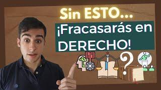 ️  Las 7 cosas IMPRESCINDIBLES que debes Saber ANTES de ESTUDIAR DERECHO.