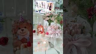 곰돌이케이크랑 튤립 꽃다발 플라워케이크#koreancake #케이크만들기 #cakeclass #flowercake #입체케이크 #귀여운케이크 #앙금플라워떡케이크 #공방창업