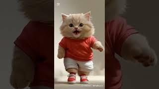 Joyful Kitten Strolling & Smiling | Cutest Happy Cat Walk!