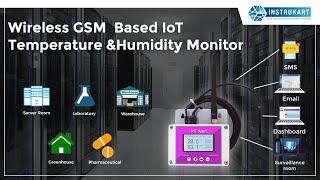 Wireless IoT Room Temperature And Humidity Monitor | Instrukart