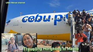 Part 2 TRAVELING HONGKONG TO MANILA. MAY 31/2025 SAFE TRIP @liliannervarchannel #ofwhk