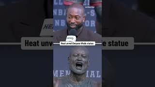 Miami Heat unveil Dwyane Wade statue #shorts