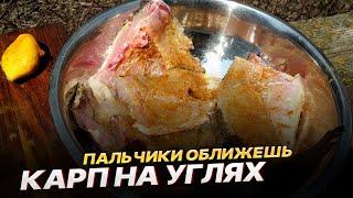 Рыбалка удалась! Приготовление карпа на углях: рецепт "пальчики оближешь"