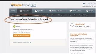 mHelpDesk Calendar – Managing Appointments