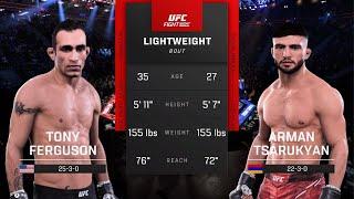 ТОНИ ФЕРГЮСОН VS АРМАН ЦАРУКЯН UFC 5 CPU VS CPU