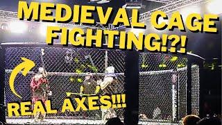 EPIC MEDIEVAL MMA CAGE FIGHT!!! | Real ARMOR and WEAPONS!